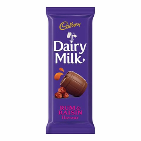 Cadbury Dairy Milk Rum And Raisin Chocolate 80G